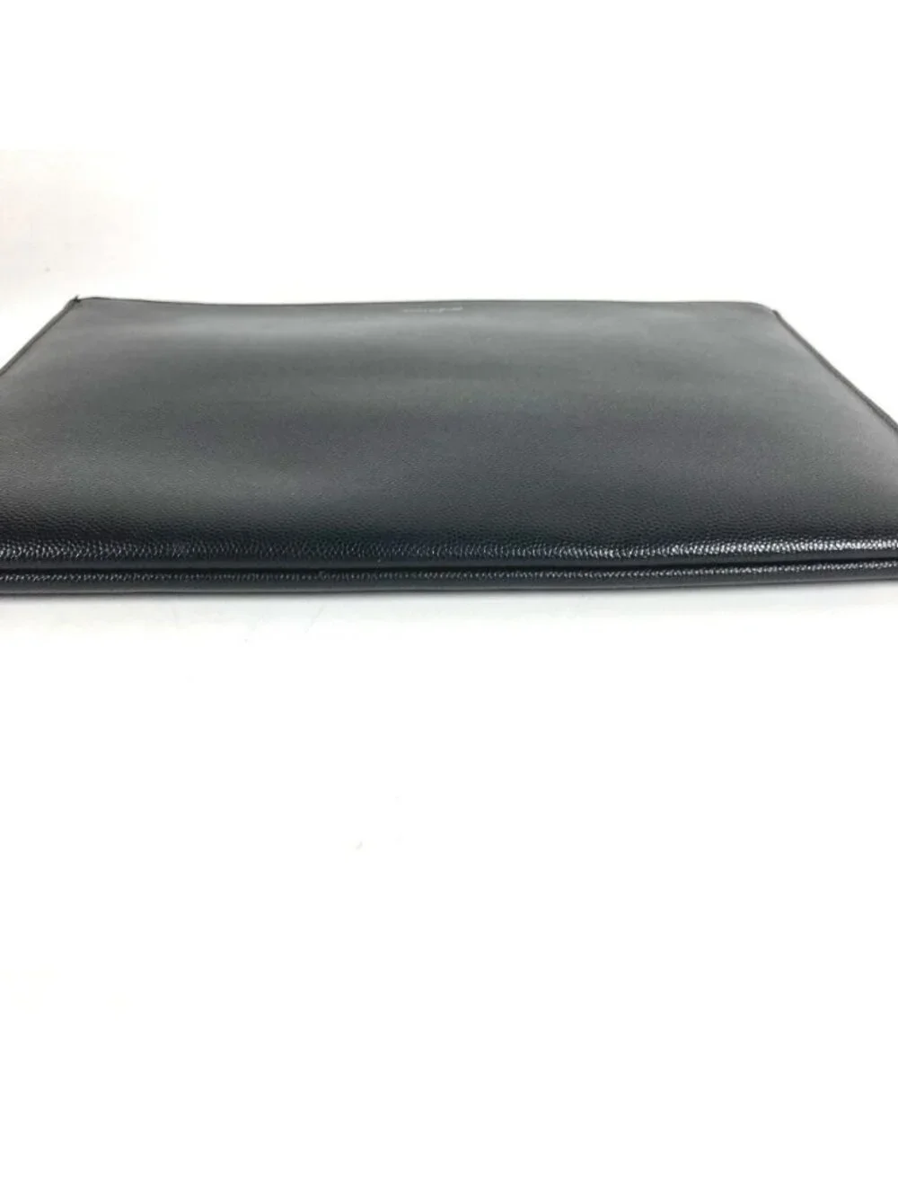 Saint Laurent Clutch Logo Leather Black - Picture 5 of 9